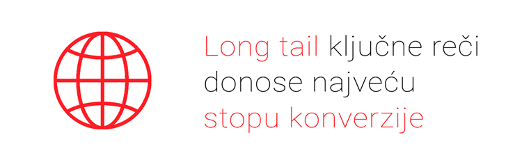 Long tail ključne reči donose najveću stopu konverzije