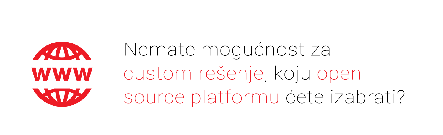 Nemate mogućnosti za custom rešenje, koju open source platformu odabrati za SEO?